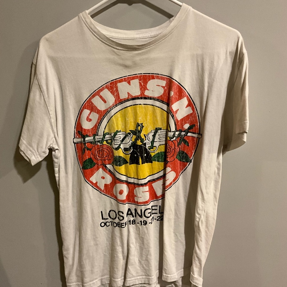 Vintage guns and roses t shirt